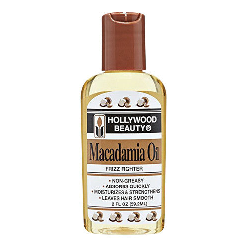 Hollywood Beauty Frizz Fighter Macadamia Oil, 2 oz